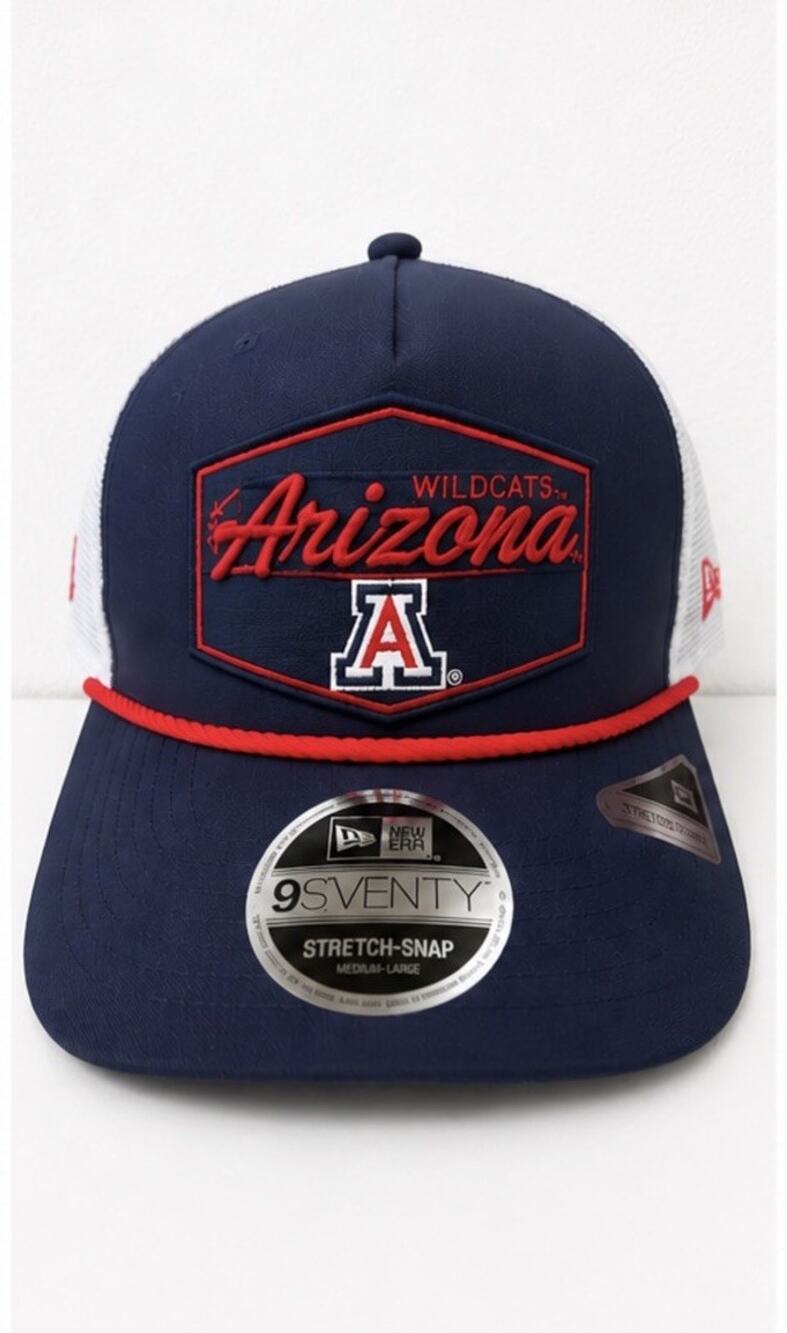 New Era Arizona Wildcats 9SEVENTY Stretch Snap Rope Trucker Hat OSFM NWT Navy